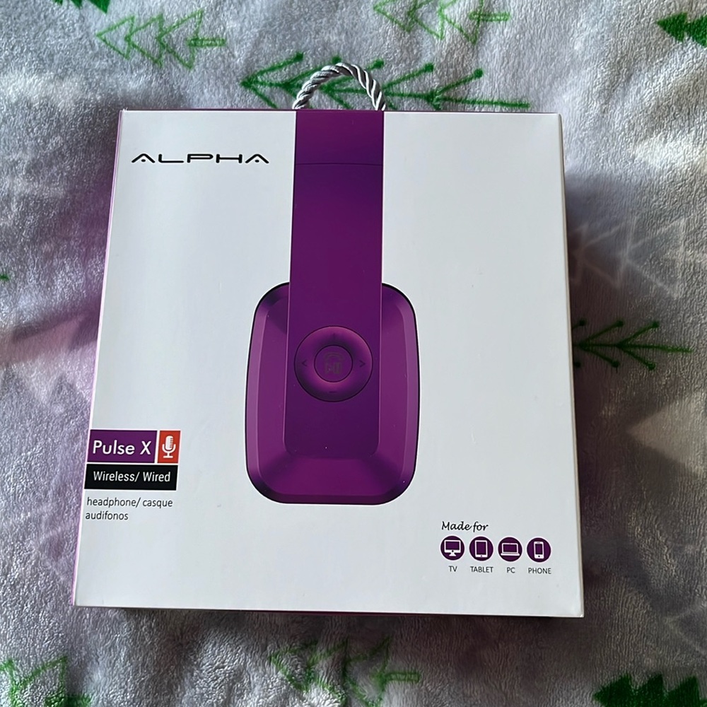 Alpha Wireless Headphones - Purple